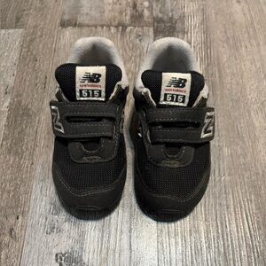 New Balance Kids' Black and Gray Sneakers